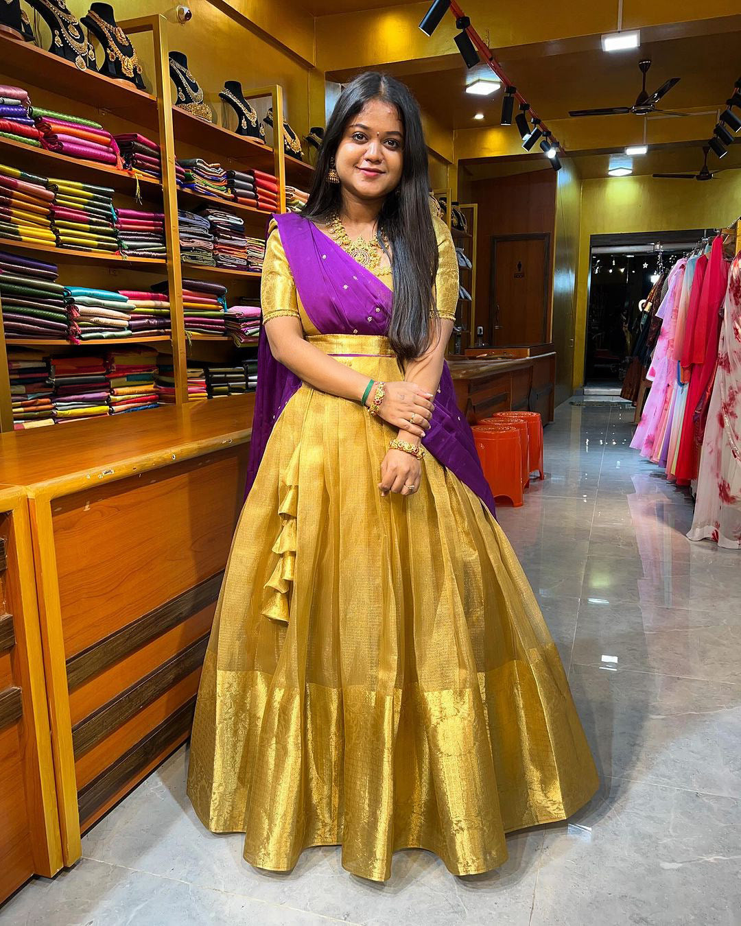 Cotton Lehenga, Gagra Choli for Bollywood dance