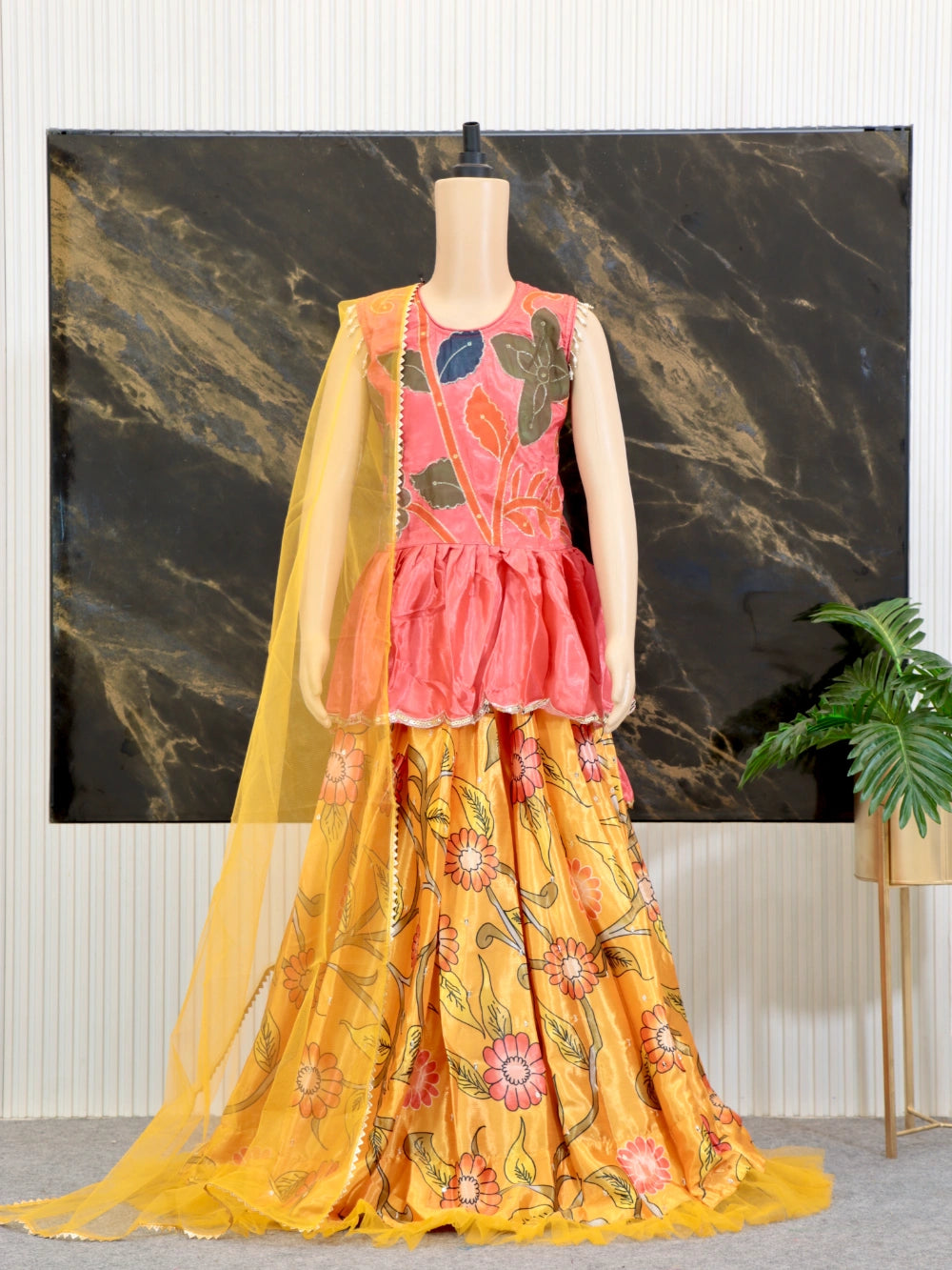 New Designer Kids Lehenga Choli Set - Fully Stitched, Ready to Wear (Sizes 3 to 15 Years) - By Swaya World