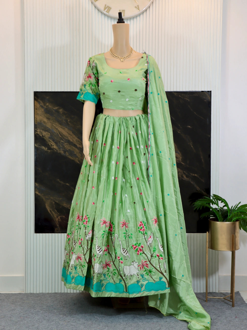 New Festival Lehenga Choli in Lavender, Yellow, and Pink – By Swaya World