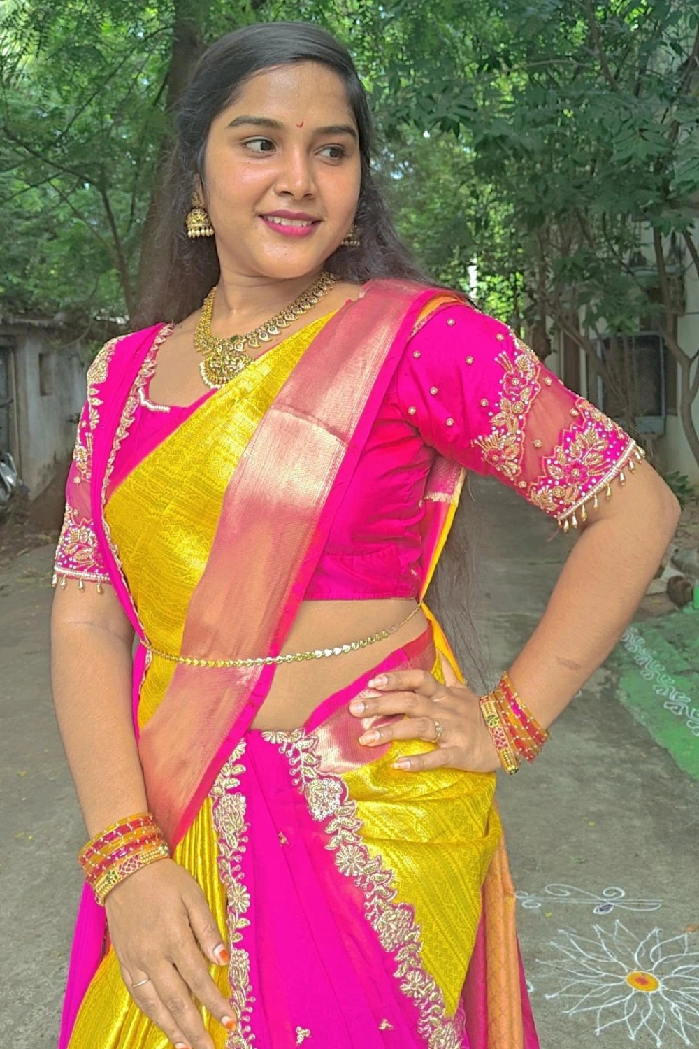 Pure Banarasi Semi Katan Soft Silk Saree in Yellow with Double Zari Weaving, Buta Design & Running Blouse – Premium New Arrival