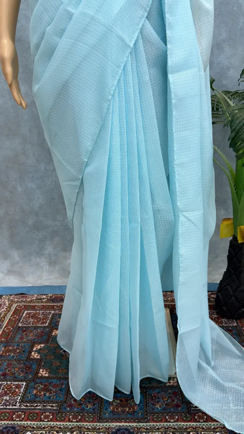 Premium Kota Doriya Saree with Multi‑Color Cut Dana & Sequence Handwork