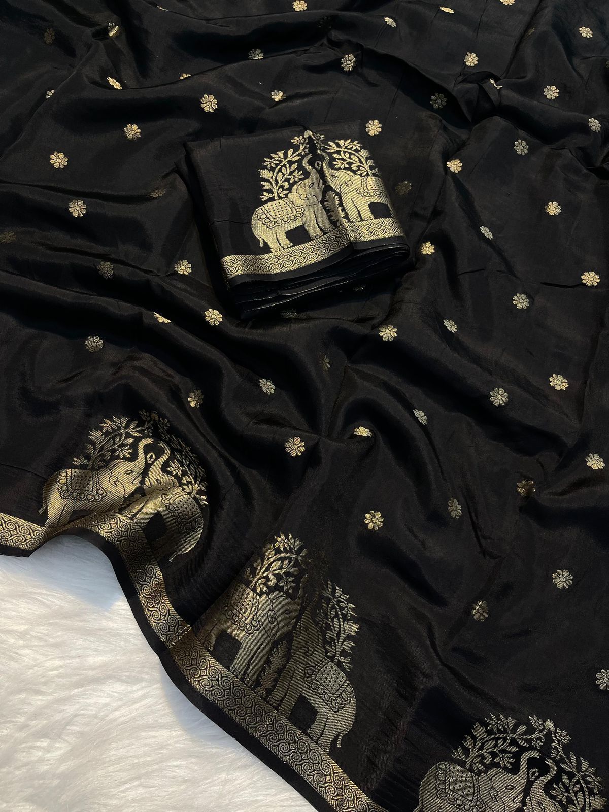 Pure Muslin Silk Saree – Lightweight Elegance in 4 Premium Shades