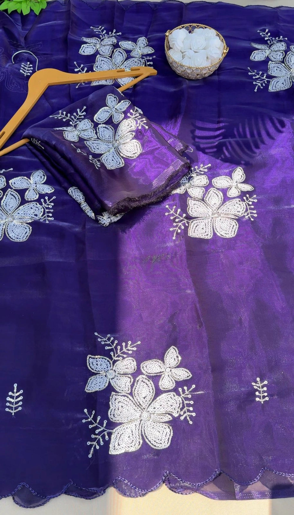 Designer Saree Magic – Pure Elegance in Purple